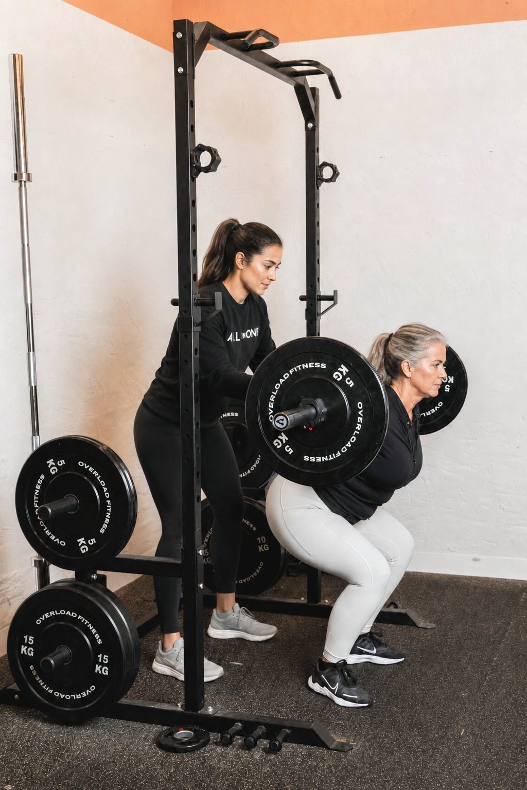 A midlife strength class in progress at All for One